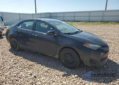 2018 Toyota Corolla L z USA, uszkodzony, nr VIN 2T1BURHE1JC073046